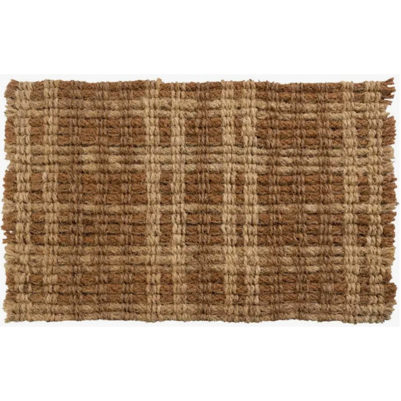 Paillasson Plaid en fibres tissée 40 x 60 cm