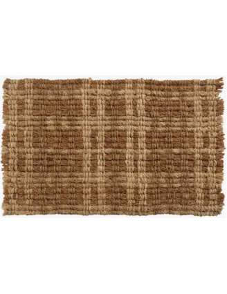Paillasson Plaid en fibres tissée 40 x 60 cm