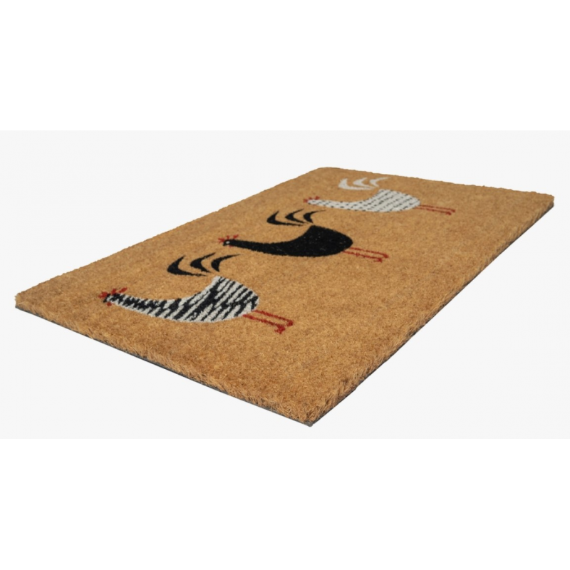 Paillasson les 3 Coqs, 40 x 60 cm