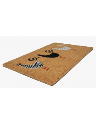 Paillasson les 3 Coqs, 40 x 60 cm