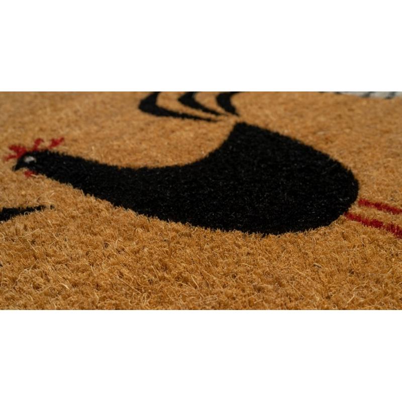 Paillasson les 3 Coqs, 40 x 60 cm