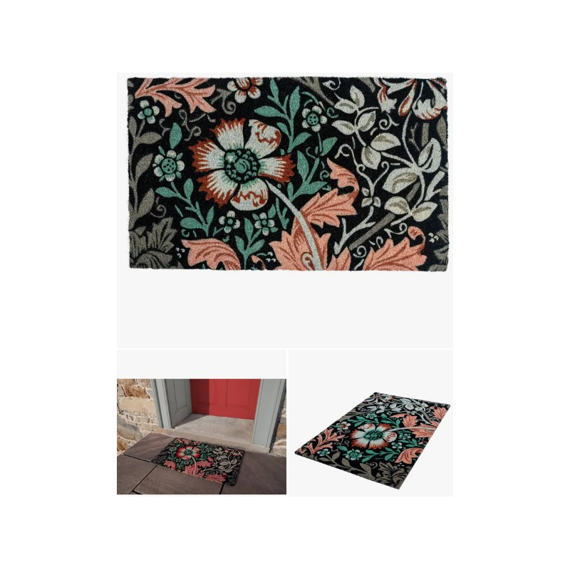 Paillasson Décoratif Fleuri Dianthus 45 x 75 cm