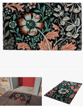 Paillasson Décoratif Fleuri Dianthus 45 x 75 cm