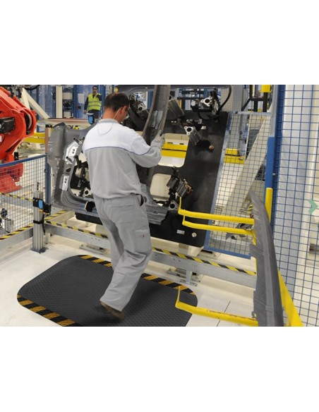 Tapis Anti- Fatique Bordure Jaune