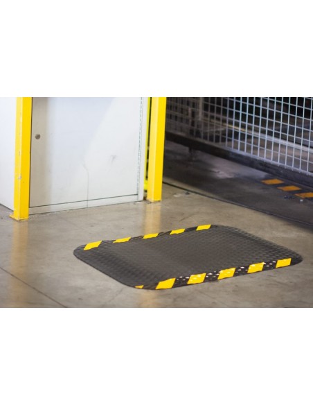 Tapis Anti- Fatique Bordure Jaune