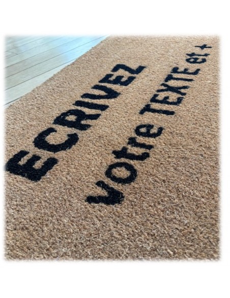 paillasson coco personnalisé avec lettres