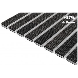 Tapis d'entrée Alu avec Profilés LARGEUR XL (37mm)