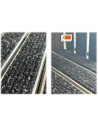 Tapis d'entrée Alu avec Profilés LARGEUR XL (37mm)