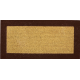 Tapis coco sur mesure bord couleur