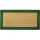 Tapis coco sur mesure bord couleur
