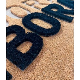 paillasson coco personnalisé et sur mesure avec des lettres. 2