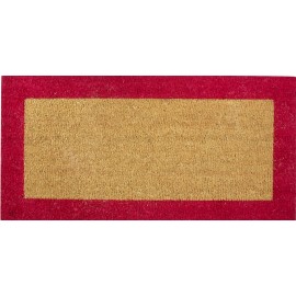 Tapis Brosse Coco 68 X 92 CM Bord couleur H23mm 2
