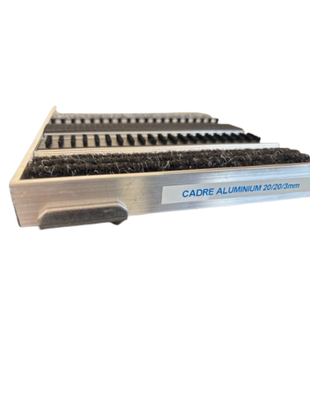 Cadre Aluminium sur-mesure pour paillasson encastré