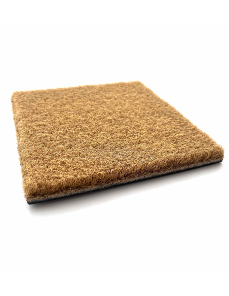 fibre synthétique imitant le paillasson brosse coco naturel