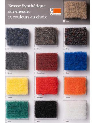 Brosse Synthétique couleur noire EXTERIEUR / INTERIEUR