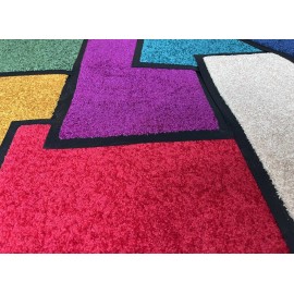 tapis d'entrée de couleur