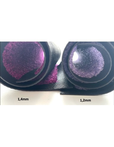 Tapis d'entrée "sur-mesure" couleur unie H6mm