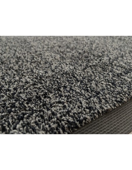 Paillasson Coton Deluxe Gris Foncé Chiné 60X85cm