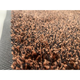 Paillasson Coton Deluxe 60X85cm Marron chiné