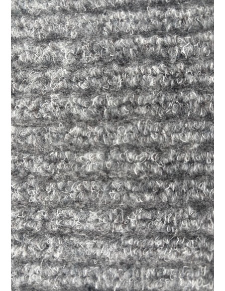 Tapis d'accueil Aiguilleté sur mesure Gris/Rouge/Marron H7mm- largeur 1m
