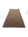 Tapis d'accueil Aiguilleté sur mesure Gris/Rouge/Marron H7mm- largeur 1m
