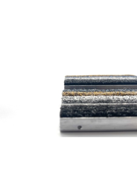 Tapis d'entrée Alu Gamme Easy, sur mesure (trafic Fort)
