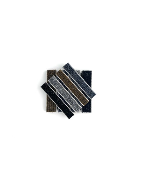 Tapis d'entrée Alu + Cadre sur mesure Gamme Easy (trafic Fort)