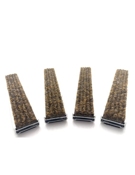 Tapis d'entrée Alu Gamme Easy, sur mesure (trafic Fort)