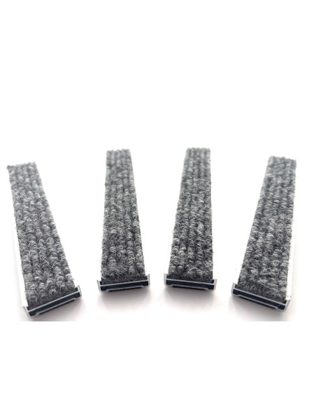 Tapis d'entrée Alu Gamme Easy, sur mesure (trafic Fort)