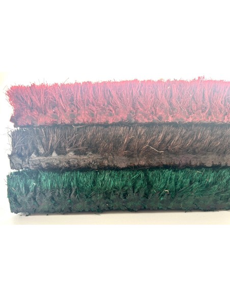 Tapis coco bord couleur semelle tissée (3 tailles dispo).