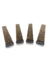 Tapis d'entrée Alu + Cadre sur mesure Gamme Easy (trafic Fort)