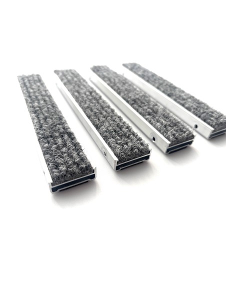 Tapis d'entrée Alu + Cadre sur mesure Gamme Easy (trafic Fort)