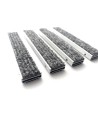 Tapis d'entrée Alu + Cadre sur mesure Gamme Easy (trafic Fort)