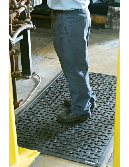 Tapis anti-fatigue & écoulement continu Comfort Flow en atelier