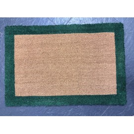 TAPIS BROSSE COC BORDURE VERTE 2