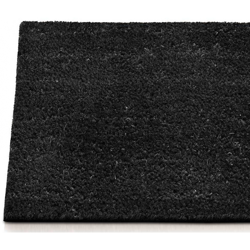 Tapis sur mesure Paillasson Brosse Coco 17mm - Anthracite - Bourges