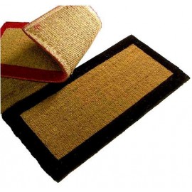 tapis coco extra tissé bordure couleur