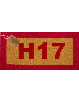 PAILLASSON COCO PERSONNALISÉ H17 FOND ÉCRU