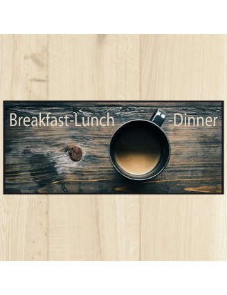 Tapis de cuisine breakfast