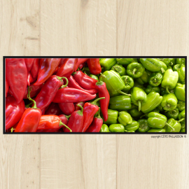 Tapis de cuisine piment