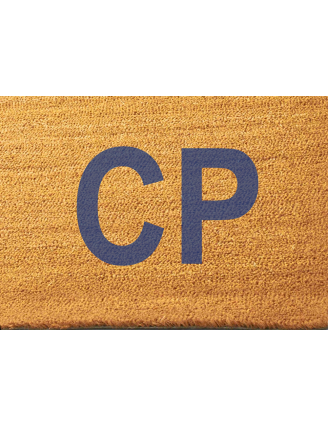 Paillasson personnalisé lettrage