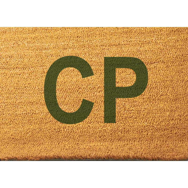 Paillasson personnalisé lettrage