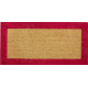 Tapis coco sur mesure bord couleur