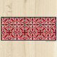 Tapis cuisine carreaux vintage sienne