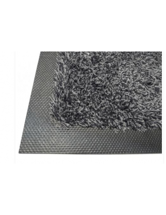 Paillasson Coton DELUXE Gris Chiné 80 x 120 cm