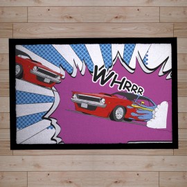 Paillasson décor voiture