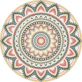 Tapis Vinyle Rond Univers