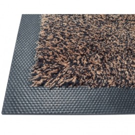 Paillasson Coton Deluxe 60X85cm Marron chiné
