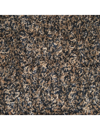 Paillasson Coton DELUXE Marron chiné 80 x 120 cm
