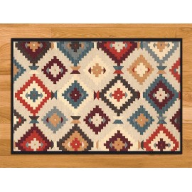 paillasson façon kilim